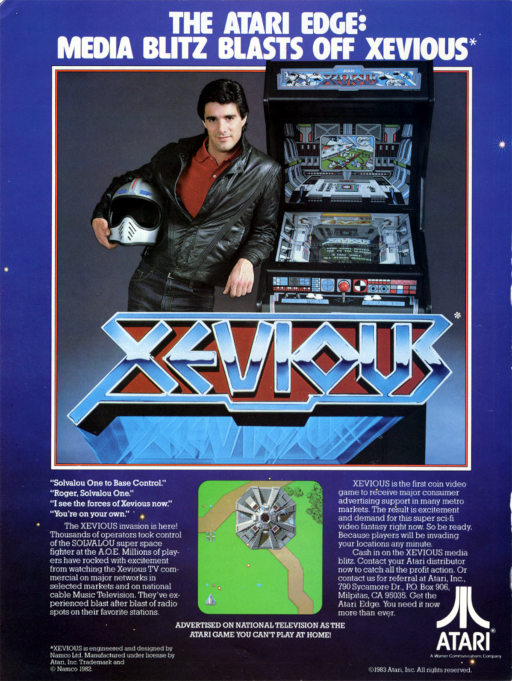 Xevious (Atari set 2) Game Cover